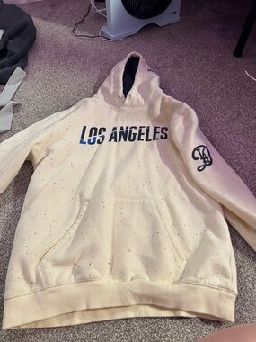New Era Cream Los Angeles Dodgers City Connect Hoodie